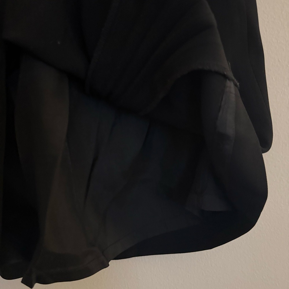 Ann Taylor Petites Black Pleated Hem Skirt Size 14P Work Career Classic - Picture 11 of 13